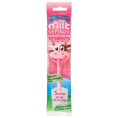 Syvan Meadows Milk Straws Strawberry - EA - Image 3