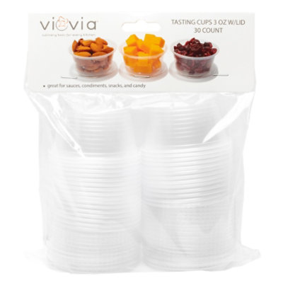 Viovia BPA Free Tasting Cups - 30 - 3 Oz