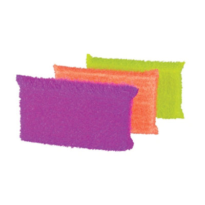 Scrub Sponges 3pk Astd - EA - Image 2