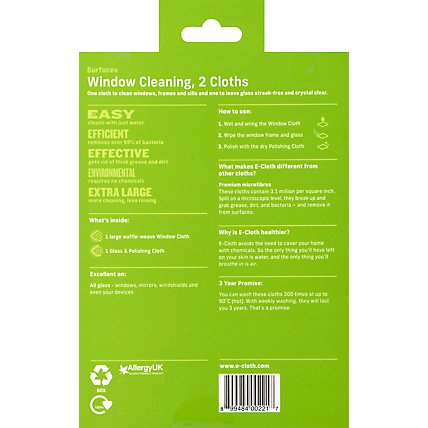 Window Cleaning 2 Cloths - EA - Image 4