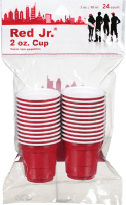 Red Jr  Shot Glasses 24pk - EA - Image 2