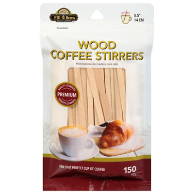 Coffee Stir 150ct-wood - EA - Image 3