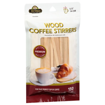 Coffee Stir 150ct-wood - EA
