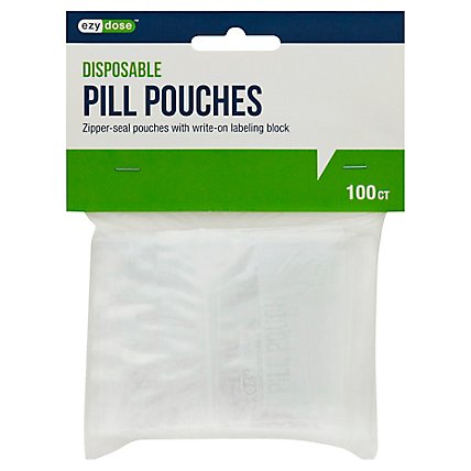 Disp Pill Pouches 100ct - EA - Image 1