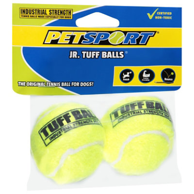 what are dog tennis balls made of