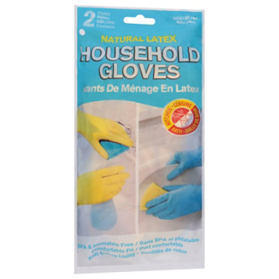 Latex Gloves 2 Pairs - EA