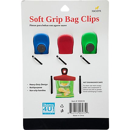 Soft Grip Bag Clips - EA - Image 4