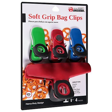 Soft Grip Bag Clips - EA - Image 1