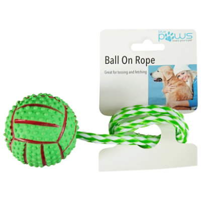 Blue Paws Ball On A Rope - EA