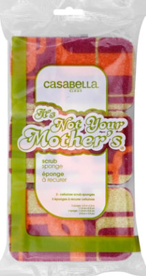 Cellulose Scrub Sponges  - 3pk - EA - Image 2