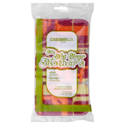 Cellulose Scrub Sponges  - 3pk - EA - Image 1