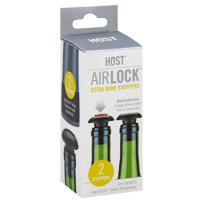 True Airlock Extra Wine Stoppers By Host - EA