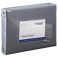 Microfiber Solid Sheet Set Twin - EA - Image 1