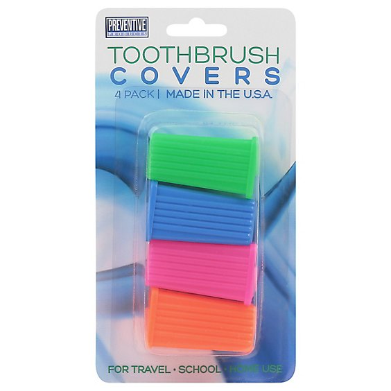 Toothbrush Covers 4 Pack - 4 CT