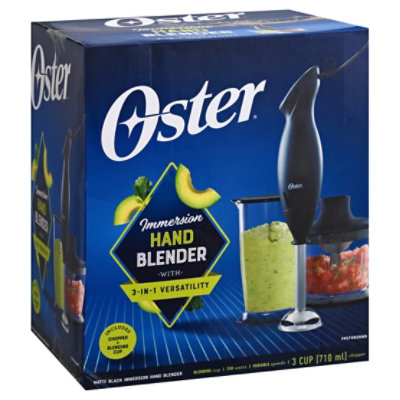 Oster 2-speed Immersion Hand Blender With Food Chopper Attachment