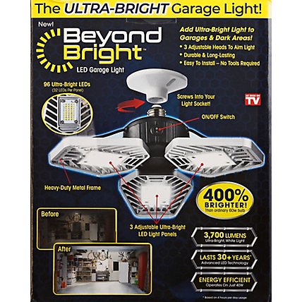 Ontel Amazing Bright Garage Light - EA - Image 2