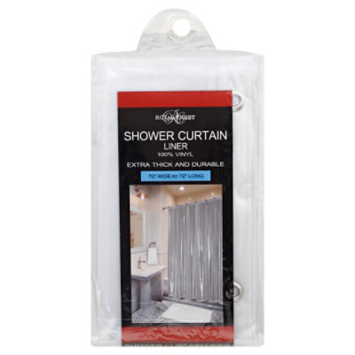 Royal Crest Clear Shower Liner EA Vons