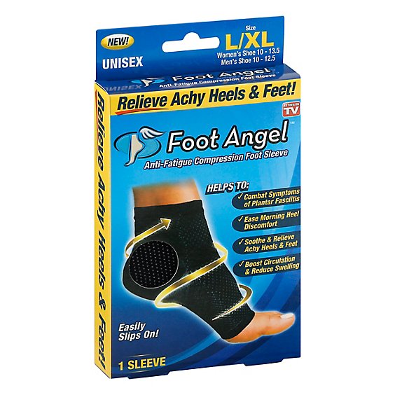 Foot Angel Lg/xl Black - EA
