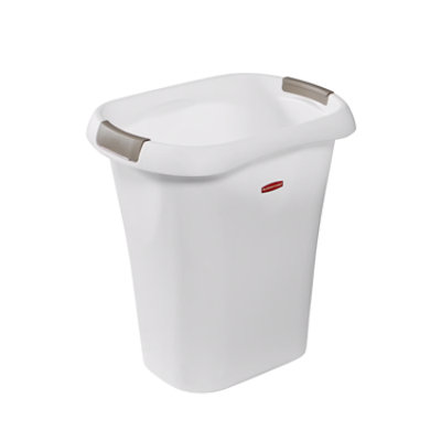 Rbrmd Wastebasket Liner Lock White 52 Q - EA - Image 1