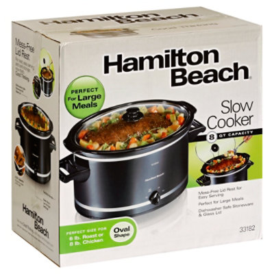 Hamilton Beach 6 Quart Oval Shape Slow Cooker 1 ea