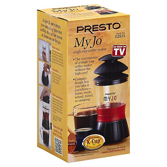 Presto Myjo Single Cup Coffee Maker - EA