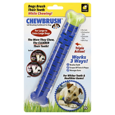 Dog discount chew brush