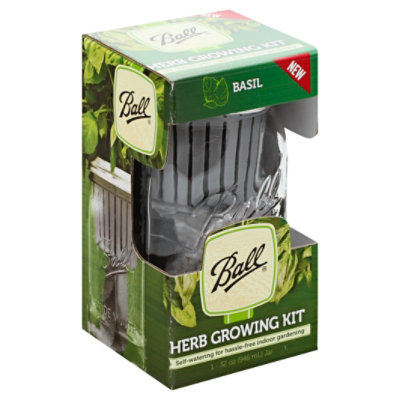 Ball Hydroponic Kit Single Wide Mouth Quart Jar EA Vons