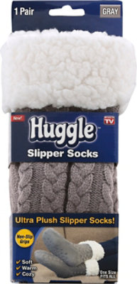 Ontel Ultra Plush Slipper Socks - EA