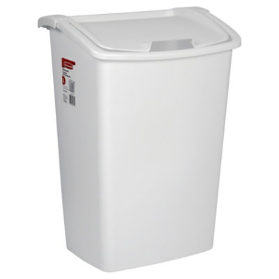 Rbrmd Wastebasket White 45 Quart - EA