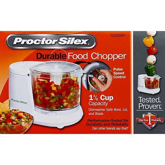 Proctor Silex 1.5 Cup Capacity Food Chopper - EA - Carrs