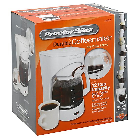Proctor Silex 12 Cup Auto Pause And Serve Coffeemaker - EA