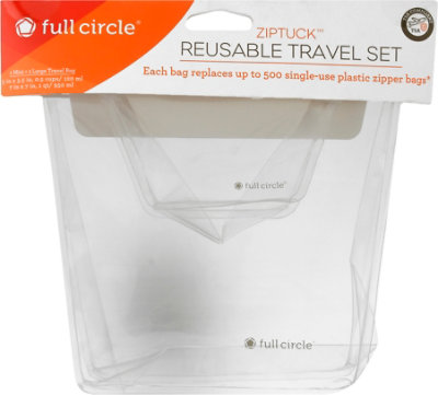 Reusable Travel Set- Clear - .65 LB - Image 2