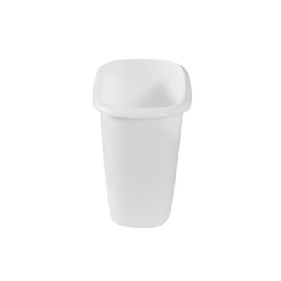 Rubbermaid 6 Quart White Vanity Wastebasket - EA - Image 2
