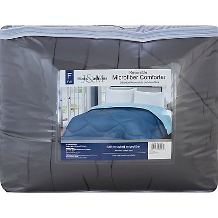 Jm Home Microfiber Reversible Comforter Full - EA - Image 2