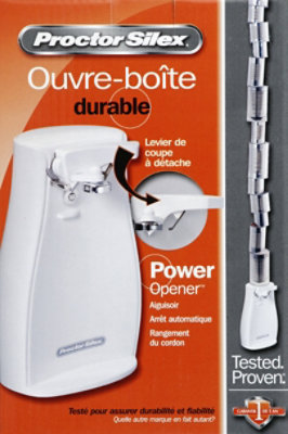 Proctor Tall White Can Opener - EA - Image 3