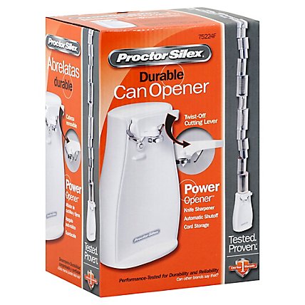 Proctor Tall White Can Opener - EA - Image 1
