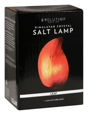 Evolution Leaf Crystal Salt Lamp - EA