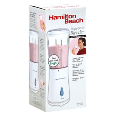 Hamilton Beach Personal Blender with Travel Lid for Smoothies and