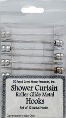 Royal Crest Shower Curtain Rings Metal - EA - Image 3