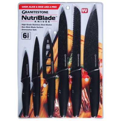 Granitestone Nutriblade 6-Piece Knife Set