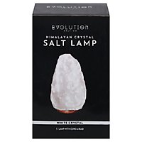 Evolution White Natl Salt Crystal Lamp - EA - Image 3