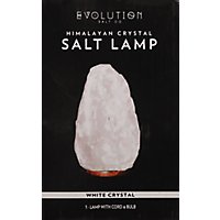 Evolution White Natl Salt Crystal Lamp - EA - Image 2