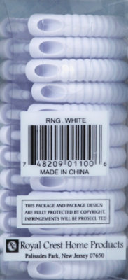 Royal Crest White Shower Hooks - EA - Image 3