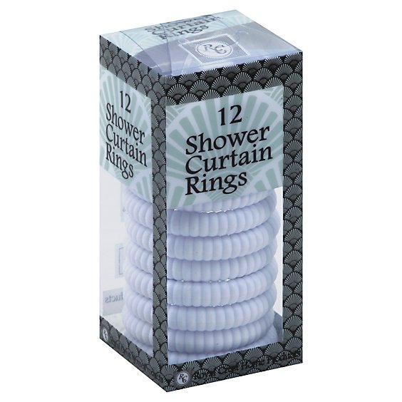 Royal Crest White Shower Hooks - EA