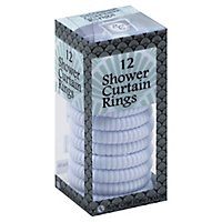 Royal Crest White Shower Hooks - EA - Image 1