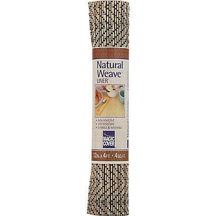 Natural Weave Liner 12x4 Black Ivory - EA - Image 2