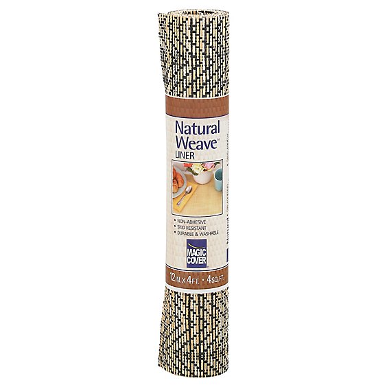 Natural Weave Liner 12x4 Black Ivory - EA
