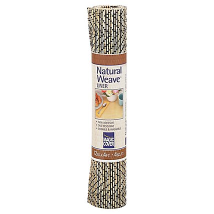 Natural Weave Liner 12x4 Black Ivory - EA - Image 1