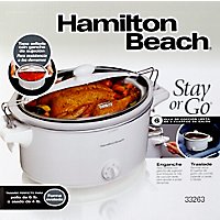 Hamilton Beach Stay Or Go Slow Cooker 6 Qt - EA - Image 3