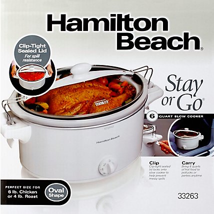 Hamilton Beach Stay Or Go Slow Cooker 6 Qt - EA - Image 2